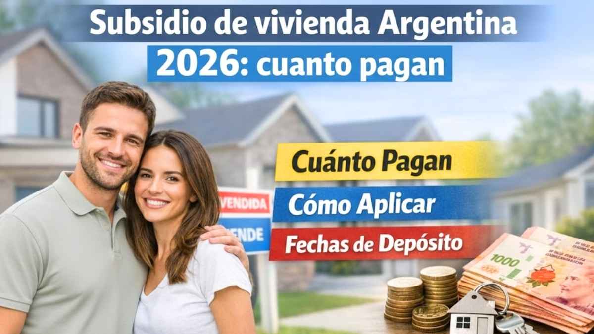 Subsidio de vivienda Argentina 2026 cuánto pagan y cómo aplicar paso a paso