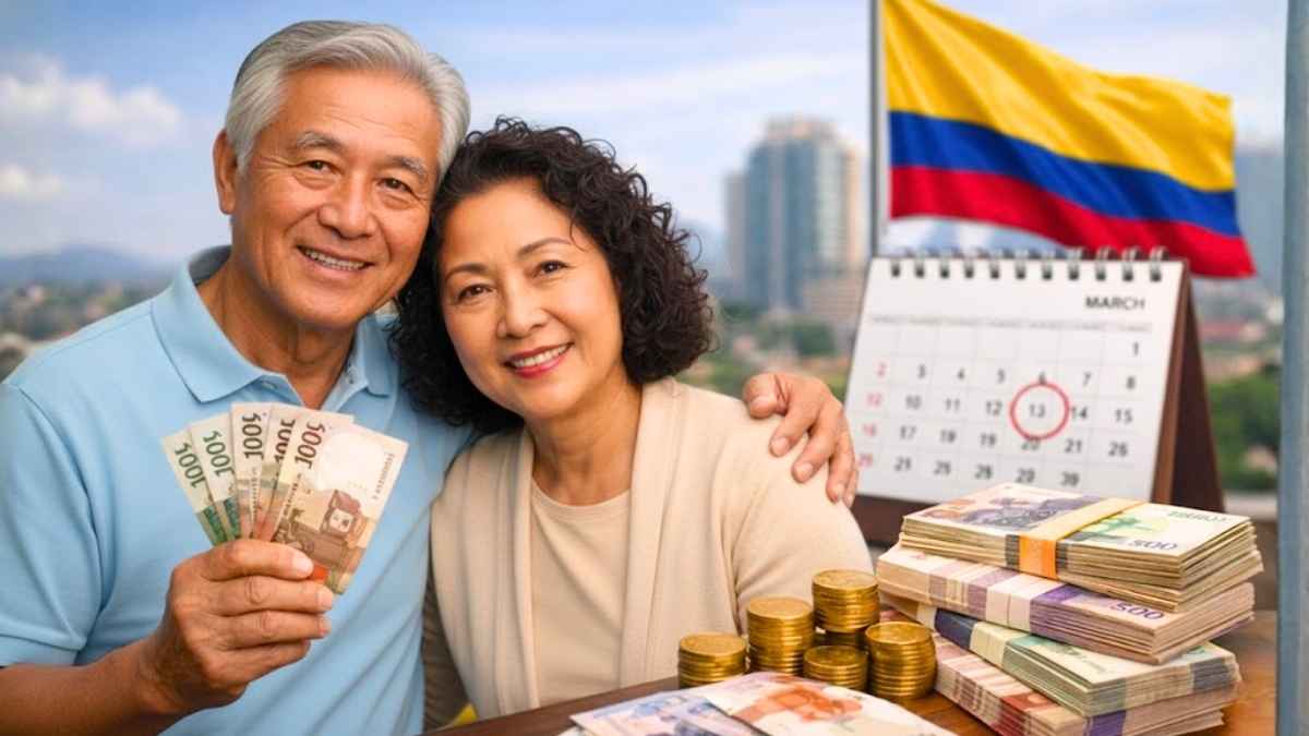 Pensionados en Colombia calendario de pagos marzo 2026 y aplicación al giro de $320.000